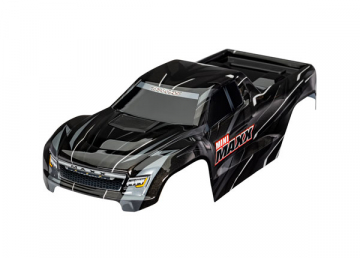 Traxxas Kaross Mini Maxx Svart i gruppen RADIOSTYRD BIL / Tillbehr / Karosser & tillbehr hos Rynosx4 Hobbyshop AB (4210711-BLK)