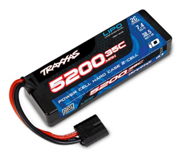 Traxxas Li-Po Batteri 2S 7,4V 5200mAh 35C iD-kontakt i gruppen Fabrikat / T / Traxxas / Batterier Li-Po hos Rynosx4 Hobbyshop AB (422844R)