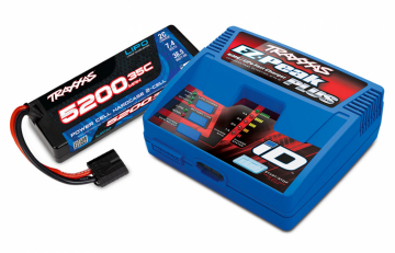 Traxxas Laddare EZ-Peak Plus 4A och 2S 5200mAh Hard Batteri Combo i gruppen RADIOSTYRD BIL / Tillbehr / Batterier hos Rynosx4 Hobbyshop AB (422970GX-2SR)