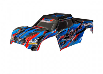 Traxxas Kaross X-Maxx Bl i gruppen RADIOSTYRD BIL / Tillbehr / Karosser & tillbehr hos Rynosx4 Hobbyshop AB (427867-BLUE)