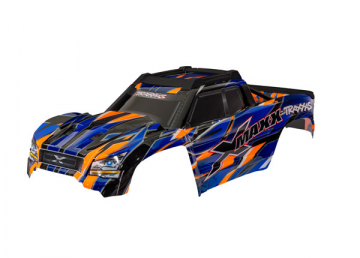 Traxxas Kaross X-Maxx Orange i gruppen RADIOSTYRD BIL / Tillbehr / Karosser & tillbehr hos Rynosx4 Hobbyshop AB (427867-ORNG)