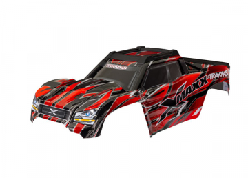 Traxxas Kaross X-Maxx Rd i gruppen RADIOSTYRD BIL / Tillbehr / Karosser & tillbehr hos Rynosx4 Hobbyshop AB (427867-RED)