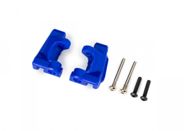 Traxxas Casterblock EHD Bl (Par) (fr Uppgraderingskit #9180/9181) 2WD (ej Bandit) i gruppen RADIOSTYRD BIL / Reservdelar / Traxxas Delar hos Rynosx4 Hobbyshop AB (429136-BLUE)