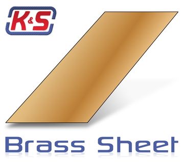 Mssingplt 305x150x1.6mm (1) i gruppen Fabrikat / K / K&S / Skivor hos Rynosx4 Hobbyshop AB (5416409)