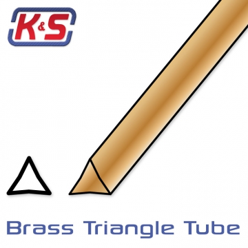 Mssingsrr Triangel 6.7 x 305 mm (2) i gruppen Bygg & Verktyg / Byggmaterial / Metall hos Rynosx4 Hobbyshop AB (545097)