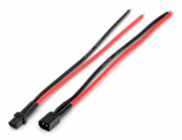 DynoMAX Kontakt E230 Mini 20AWG Kabel 100mm (Par) i gruppen Elektronik / Batterier & laddare / Kablar & kontakter / Kontakter hos Rynosx4 Hobbyshop AB (B9504)