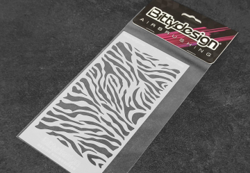 Bittydesign Stencil Vinyl Zebra i gruppen Fabrikat / B / Bittydesign / Tillbehr hos Rynosx4 Hobbyshop AB (BDSTC-016)