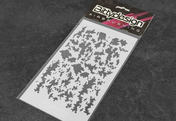 Bittydesign Stencil Vinyl Camo Digi i gruppen RADIOSTYRD BIL / Tillbehr / Lackering hos Rynosx4 Hobbyshop AB (BDSTC-017)