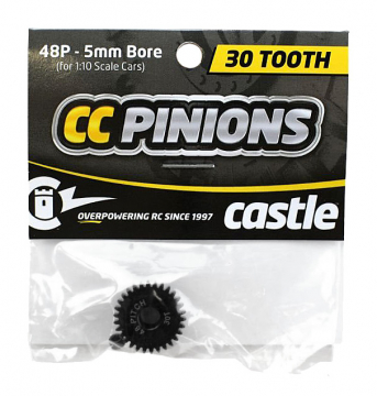 CASTLE Pinion 30T - 48 pitch - 5mm hl i gruppen RADIOSTYRD BIL / Tillbehr / Motordrev hos Rynosx4 Hobbyshop AB (CC010-0065-49)