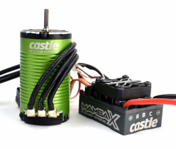 Castle MAMBA-X SCT Sensor WP ESC & 1412-3200KV Combo 2-4S i gruppen Elektronik / Elmotorer / Kompletta motorsystem hos Rynosx4 Hobbyshop AB (CC010-0155-12)