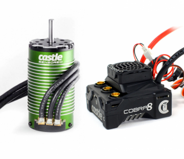 Combo Cobra 8 ESC & 1512-2650kV Sensored Motor - 3-4S i gruppen Elektronik / Elmotorer / Kompletta motorsystem hos Rynosx4 Hobbyshop AB (CC010-0172-05)