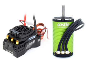 Castle Combo Cobra 10 ESC & 1412-3200kV 5mm Sensored Motor i gruppen Elektronik / Elmotorer / Kompletta motorsystem hos Rynosx4 Hobbyshop AB (CC010-0174-14)