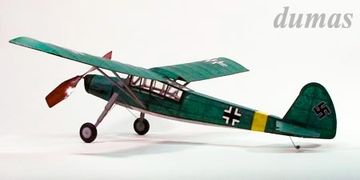 Fieseler 156 Storch 762mm Trbyggsats# i gruppen Fabrikat / D / Dumas / Flygmodeller hos Rynosx4 Hobbyshop AB (DU0308)