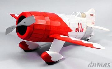 Gee Bee R-1 Racer 610mm Trbyggsats# i gruppen Fabrikat / D / Dumas / Flygmodeller hos Rynosx4 Hobbyshop AB (DU0403)