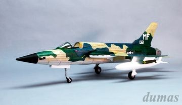 F-105 Thunderchief 394mm Trbyggsats# i gruppen Fabrikat / D / Dumas / Flygmodeller hos Rynosx4 Hobbyshop AB (DU0502)