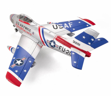 F-86 Sabre Skyblazer 122cm (80mm Flkt) PNP Bl i gruppen RADIOSTYRDA FLYG / Radiostyrda Flygplan  / Radiostyrda Flygplan hos Rynosx4 Hobbyshop AB (FMS143PBU)