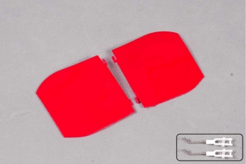 Inre fairing lucka Red Tail P51D (1400) i gruppen Fabrikat / F / FMS / Reservdelar hos Rynosx4 Hobbyshop AB (FMSSU134-RT)