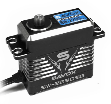 SAVÖX SW-2290SG Servo 50Kg 0.13s HV Alu Brushless Ståldrev WP i gruppen RADIOSTYRD BIL / Radioutrustning / Servon hos Rynosx4 Hobbyshop AB (SAV-SW2290SG)