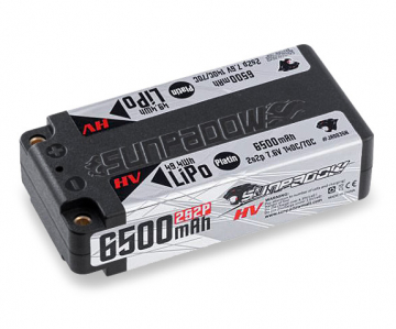 Li-Po Batteri 2S 7,6V 6500mAh 140C Platin HV Shorty i gruppen RADIOSTYRD BIL / Tillbehr / Batterier hos Rynosx4 Hobbyshop AB (SWJA0035H)