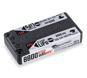 Li-Po Batteri 1S 3,8V 8800mAh 140C Platin HV Shorty ULCG i gruppen Elektronik / Batterier & laddare / Batterier / Li-Po hos Rynosx4 Hobbyshop AB (SWJA0036H)