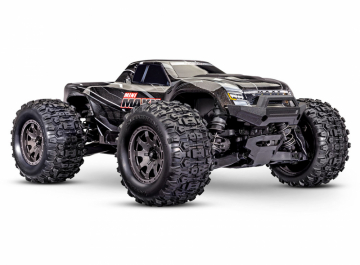 Traxxas Mini MAXX RTR TQ BL-2s Svart - USB-C Laddare / 2s LiPo i gruppen RADIOSTYRD BIL / RC-BILAR / Radiostyrda bilar (el) hos Rynosx4 Hobbyshop AB (TRX107154-1-BLK)