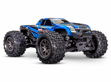 Traxxas Mini MAXX RTR TQ BL-2s Bl - USB-C Laddare / 2s LiPo i gruppen RADIOSTYRD BIL / RC-BILAR / Radiostyrda bilar (el) hos Rynosx4 Hobbyshop AB (TRX107154-1-BLUE)