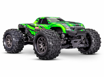 Traxxas Mini MAXX RTR TQ BL-2s Grn - USB-C Laddare / 2s LiPo i gruppen RADIOSTYRD BIL / RC-BILAR / Radiostyrda bilar (el) hos Rynosx4 Hobbyshop AB (TRX107154-1-GRN)