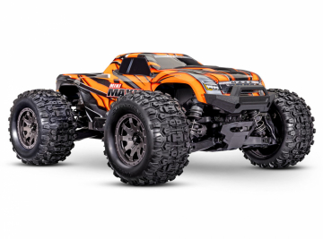 Traxxas Mini MAXX RTR TQ BL-2s Orange - USB-C Laddare / 2s LiPo i gruppen RADIOSTYRD BIL / RC-BILAR / Radiostyrda bilar (el) hos Rynosx4 Hobbyshop AB (TRX107154-1-ORNG)