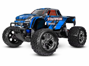 Traxxas Stampede 2WD 1/10 RTR EHD Bl USB-C - Med Batteri/Laddare i gruppen RADIOSTYRD BIL / RC-BILAR / Radiostyrda bilar (el) hos Rynosx4 Hobbyshop AB (TRX36254-8-BLUE)