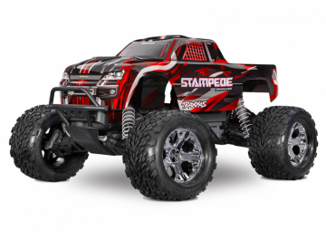 Traxxas Stampede 2WD 1/10 RTR HD BL-2s Rd i gruppen RADIOSTYRD BIL / RC-BILAR / Radiostyrda bilar (el) hos Rynosx4 Hobbyshop AB (TRX36354-4-RED)