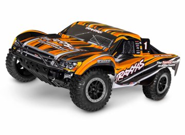 Traxxas Slash 2WD 1/10 RTR Orange EHD Clipless - NiMH Batteri/USB-C Laddare i gruppen RADIOSTYRD BIL / RC-BILAR / Radiostyrda bilar (el) hos Rynosx4 Hobbyshop AB (TRX58234-8-ORNG)