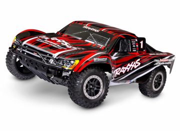 Traxxas Slash 2WD 1/10 RTR Röd EHD Clipless - NiMH Batteri/USB-C Laddare i gruppen RADIOSTYRD BIL / RC-BILAR / Radiostyrda bilar (el) hos Rynosx4 Hobbyshop AB (TRX58234-8-RED)