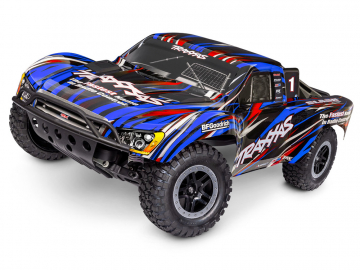 Traxxas Slash 2WD 1/10 RTR EHD Bl BL-2S i gruppen RADIOSTYRD BIL / RC-BILAR / Radiostyrda bilar (el) hos Rynosx4 Hobbyshop AB (TRX58334-4-BLUE)