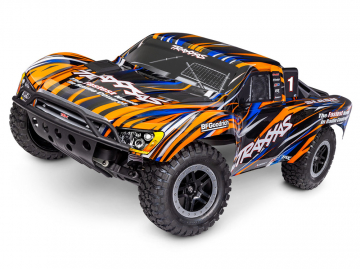 Traxxas Slash 2WD 1/10 RTR EHD Orange BL-2S i gruppen RADIOSTYRD BIL / RC-BILAR / Radiostyrda bilar (el) hos Rynosx4 Hobbyshop AB (TRX58334-4-ORNG)