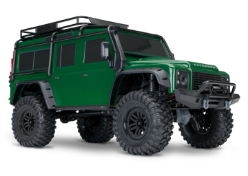 Traxxas TRX-4 Land Rover Defender Clipless Grön RTR i gruppen RADIOSTYRD BIL / RC-BILAR / Radiostyrda bilar (el) hos Rynosx4 Hobbyshop AB (TRX82256-4-GRN)