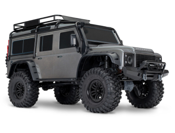 Traxxas TRX-4 Land Rover Defender Clipless Silver RTR i gruppen RADIOSTYRD BIL / RC-BILAR / Radiostyrda bilar (el) hos Rynosx4 Hobbyshop AB (TRX82256-4-SLV)