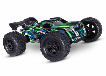 Traxxas Sledge 1/8 Truck VXL-6s Belted Grn i gruppen RADIOSTYRD BIL / RC-BILAR / Radiostyrda bilar (el) hos Rynosx4 Hobbyshop AB (TRX95096-4-GRN)