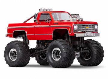 Traxxas TRX-4MT Chevrolet K10 Monster Truck 4WD 1/18 Rd i gruppen RADIOSTYRD BIL / RC-BILAR / Radiostyrda bilar (el) hos Rynosx4 Hobbyshop AB (TRX98064-1-RED)