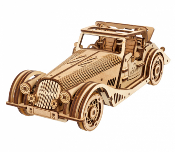 Ugears Sports Car Rapid Mouse i gruppen Bygg & Verktyg / Byggsatser tr / Mekaniska Byggsatser / Mekaniska Byggsatser frn Ugears hos Rynosx4 Hobbyshop AB (UG70202)