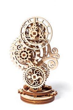 Ugears Steampunk Clock 2.0 i gruppen Bygg & Verktyg / Byggsatser tr / Mekaniska Byggsatser / Mekaniska Byggsatser frn Ugears hos Rynosx4 Hobbyshop AB (UG70219)