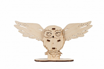 Ugears Coloring Hedwig Owl (fr barn) i gruppen Bygg & Verktyg / Byggsatser tr / Mekaniska Byggsatser / Mekaniska Byggsatser frn Ugears hos Rynosx4 Hobbyshop AB (UG70243)