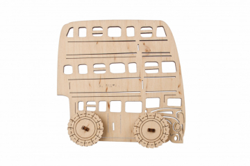 Ugears Coloring The Knight Bus (fr barn) i gruppen Bygg & Verktyg / Byggsatser tr / Mekaniska Byggsatser / Mekaniska Byggsatser frn Ugears hos Rynosx4 Hobbyshop AB (UG70255)