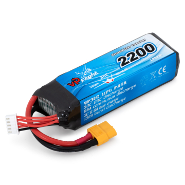 Vapex Li-Po Batteri 4S 14,8V 2200mAh 30C XT60-Kontakt i gruppen RADIOSTYRDA FLYG / Tillbehör / Batterier hos Rynosx4 Hobbyshop AB (VPLP022FXT)