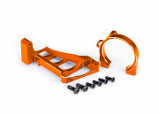 Traxxas Motorfste Fram & Bak Set Alu Orange Maxx