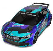 Bittydesign SKODA Fabia RS Rally2 Kaross 1/10 Rally 190mm Hard 1,2mm (Omålad)