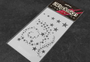 Bittydesign Stencil Vinyl Stjärnor V2