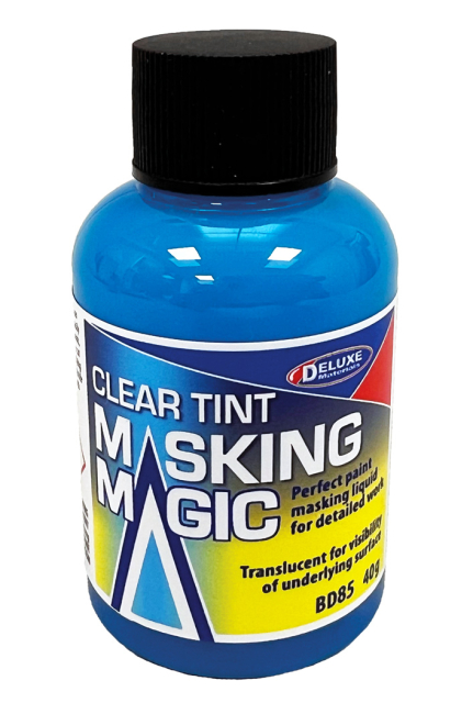 Deluxe Masking Magic Blå Transparent 40gr