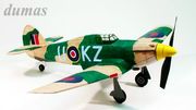 Hawker Hurricane 762mm Trbyggsats#