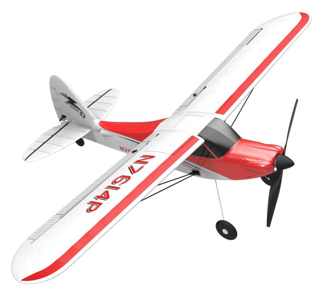 Volantex Sport Cub 500 Gyro 4-Kanals 500mm RTF Röd