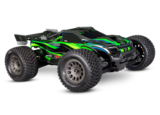 Traxxas Mini XRT RTR TQi VXL-3s Grön - USB-C Laddare / 2s LiPo